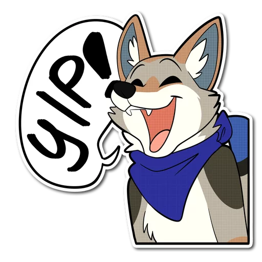 🐺 Стикер «Latrus» для Telegram