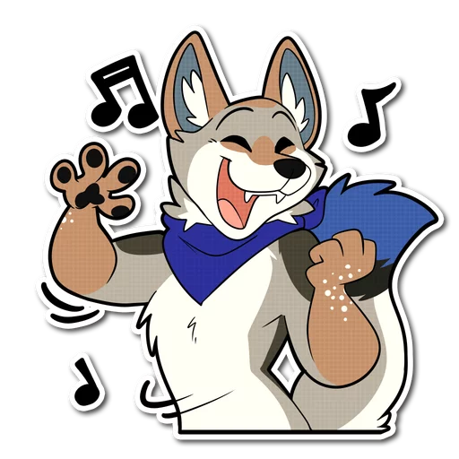 🎶 Стикер «Latrus» для Telegram