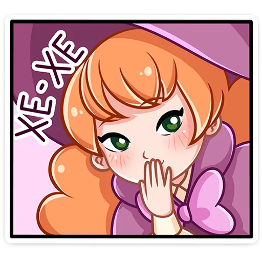 😅 Стикер «Лаванда» для Telegram