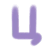 🔠 Эмодзи «‹ › lavender skies» для Telegram