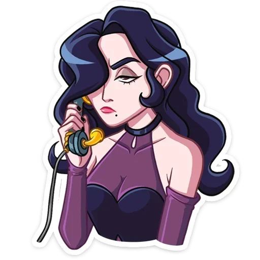📞 Стикер «Лавиния без надписей» для Telegram