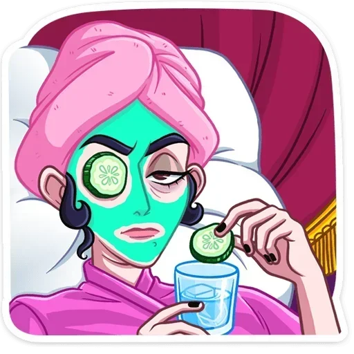 💇‍♀️ Стикер «Лавиния без надписей» для Telegram