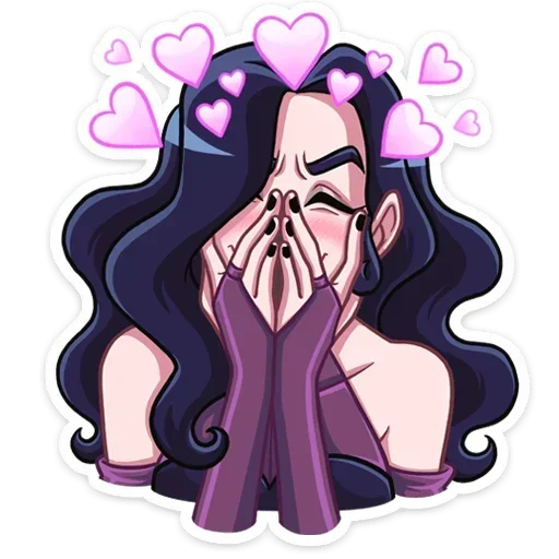 🥰 Стикер «Лавиния без надписей» для Telegram