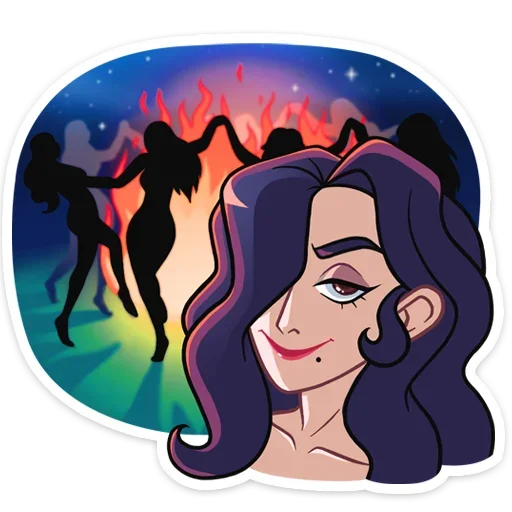💃 Стикер «Лавиния» для Telegram