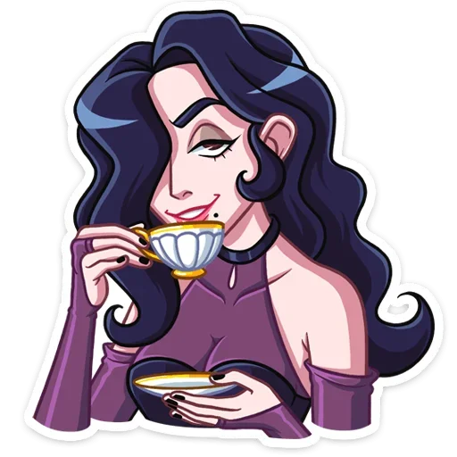 ☕️ Стикер «Лавиния» для Telegram