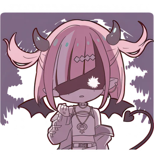 👹 Стикер «Ленивая дьяволица» для Telegram
