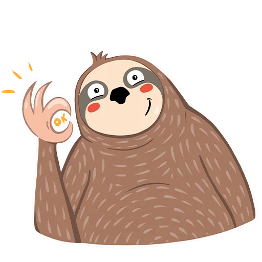 👌 Стикер «Ленивый фрилансер» для Telegram