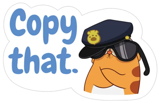 Стикерпак Legcat для Telegram — скачать