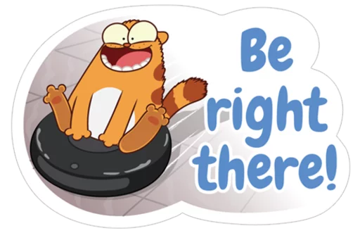 😆 Стикер «Legcat» для Telegram