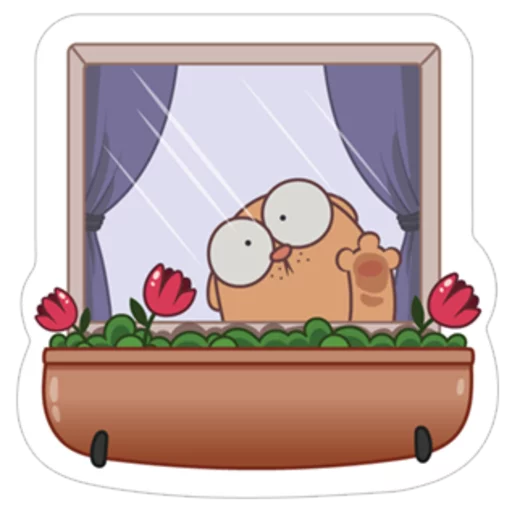 🙀 Стикер «Legcat» для Telegram