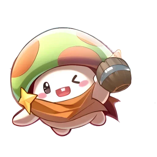 😉 Стикер «Legend of Mushroom» для Telegram