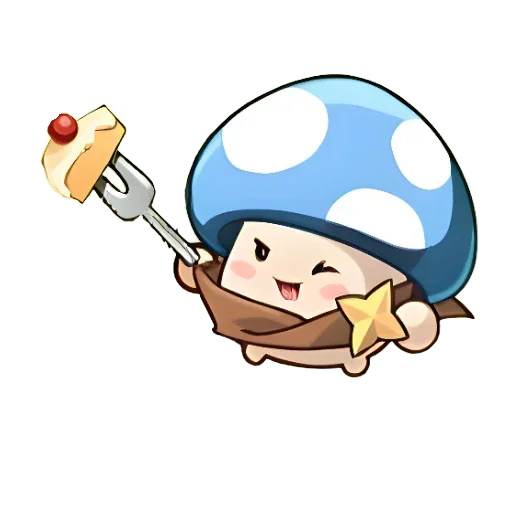 😉 Стикер «Legend of Mushroom» для Telegram