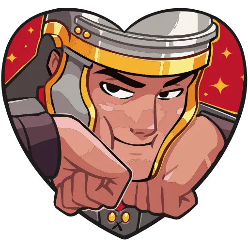 ❤️ Эмодзи «Легионер Титус» для Telegram