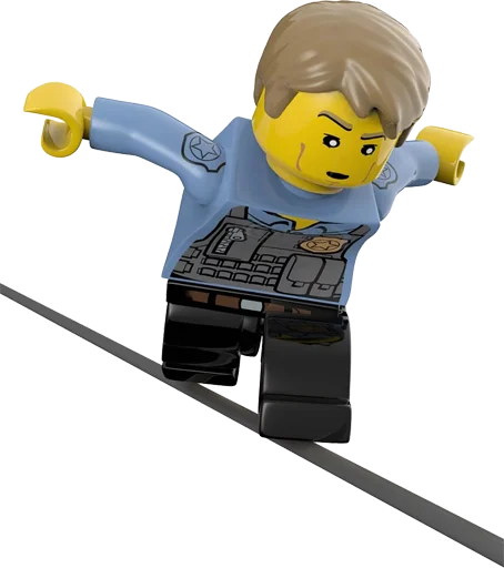 😯 Стикер «LEGO City Undercover» для Telegram