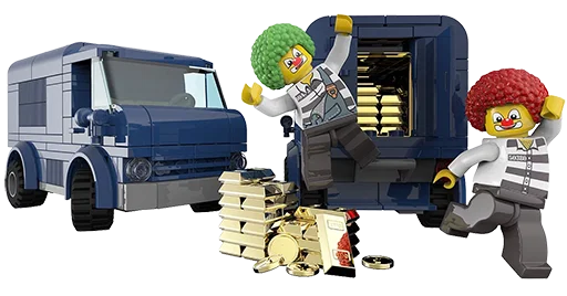 🤡 Стикер «LEGO City Undercover» для Telegram