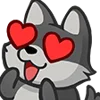 😍 Эмодзи «Wolfs - &» для Telegram