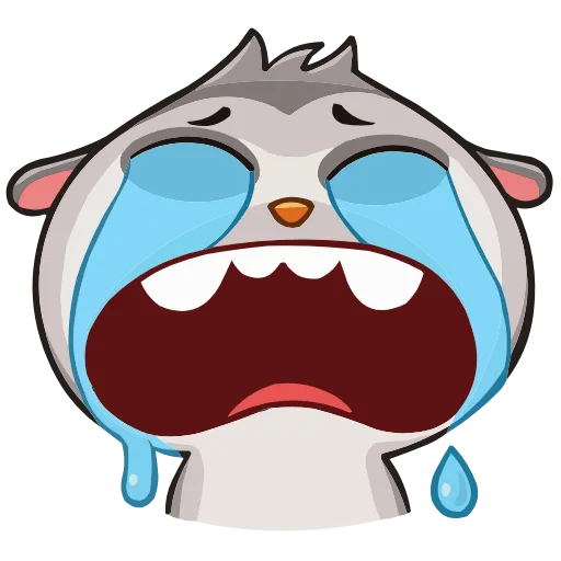 😭 Эмодзи «Лемур и Бин из ВК» для Telegram