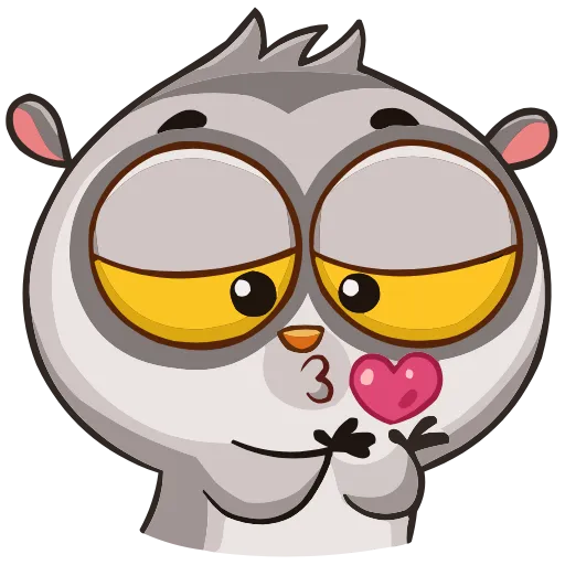 😘 Эмодзи «Лемур и Бин из ВК» для Telegram
