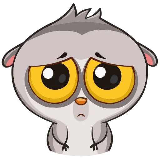 😔 Эмодзи «Лемур и Бин из ВК» для Telegram