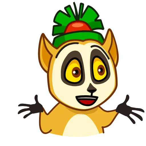 😃 Стикер «Lemur» для Telegram