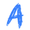 Эмодзи Синие буквы, цифры, иконки для Telegram — скачать
