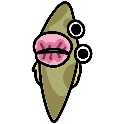 👂 Эмодзи «Камбала Лена» для Telegram