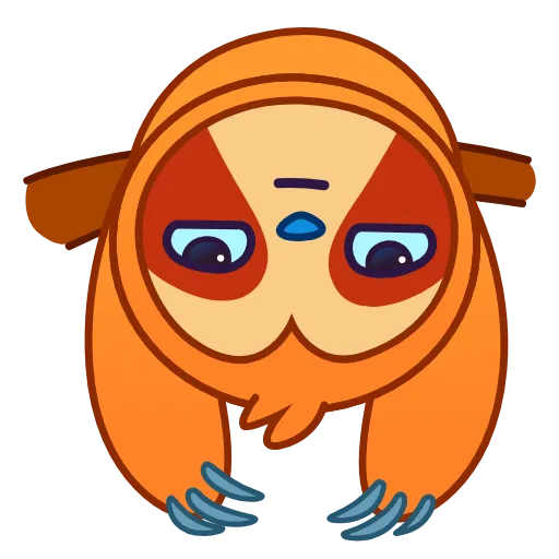 🤩 Эмодзи «Ленивец» для Telegram