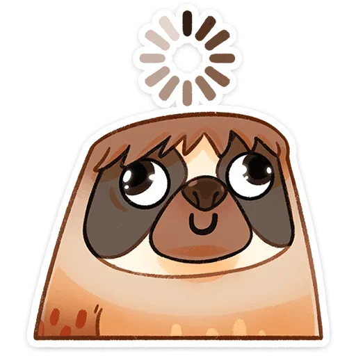 🤔 Стикер «Ленни» для Telegram