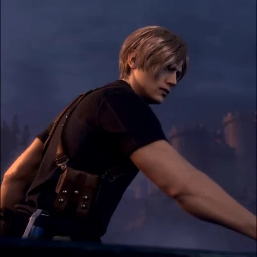☂ Стикер «Leon Kennedy RE4 remake&;» для Telegram