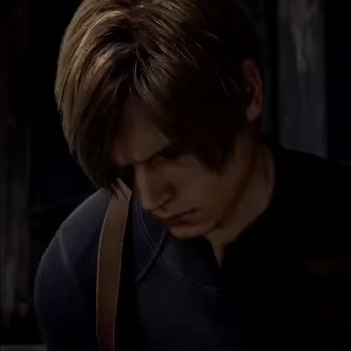 ☂ Стикер «Leon Kennedy RE4 remake&;» для Telegram