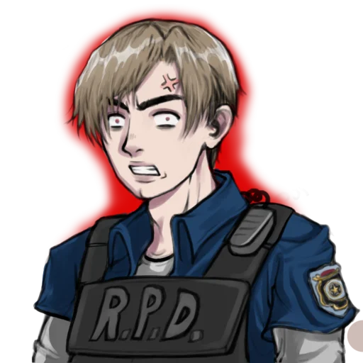 😡 Стикер «Leon S. Kennedy» для Telegram
