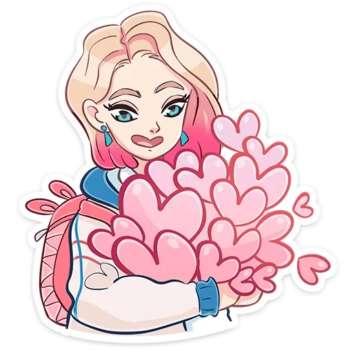 ❤ Стикер «Лера без надписей» для Telegram