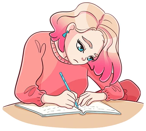 📝 Стикер «Лера без надписей» для Telegram