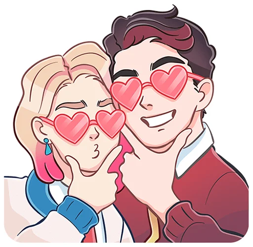 👩‍❤‍👨 Стикер «Лера без надписей» для Telegram