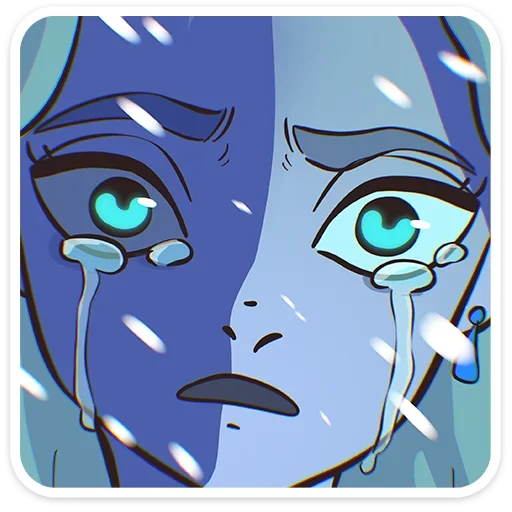 😢 Стикер «Лера без надписей» для Telegram
