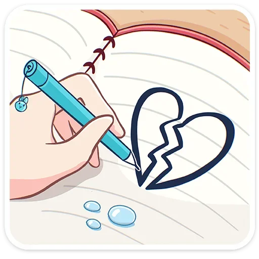 🖤 Стикер «Лера без надписей» для Telegram