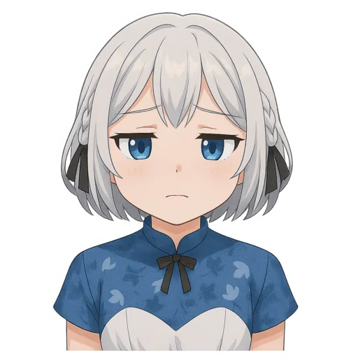😔 Стикер «Lerachi [Vtuber]» для Telegram