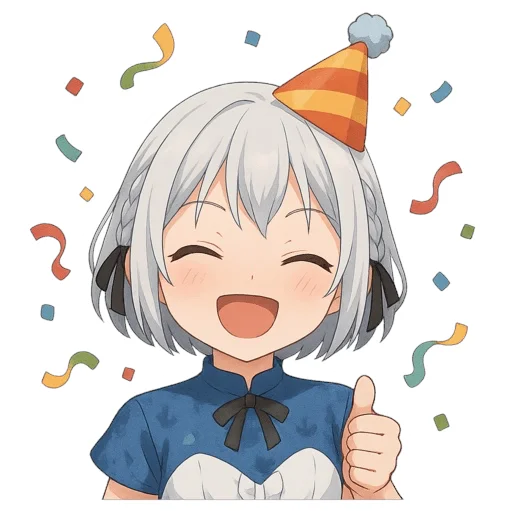 🥳 Стикер «Lerachi [Vtuber]» для Telegram