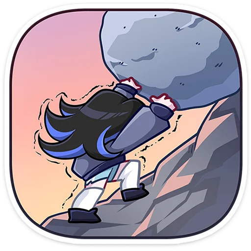 👩 Стикер «Леся» для Telegram