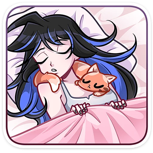 😴 Стикер «Леся» для Telegram