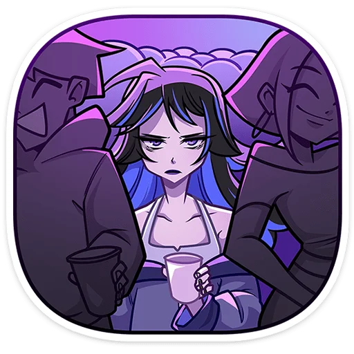 👩 Стикер «Леся» для Telegram
