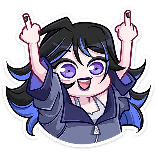 🖕 Стикер «Леся» для Telegram
