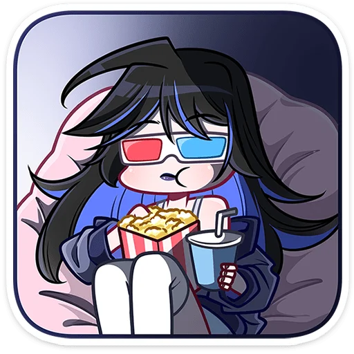 🍿 Стикер «Леся» для Telegram