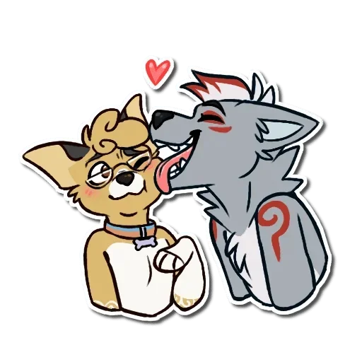 😗 Стикер «Lick me pls» для Telegram