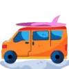 🚌 Эмодзи «С первым днём лета друзья&; Всем хорошего настроения и тёплых каникул» для Telegram