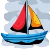 ⛵️ Эмодзи «С первым днём лета друзья&; Всем хорошего настроения и тёплых каникул» для Telegram