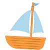 ⛵️ Эмодзи «С первым днём лета друзья&; Всем хорошего настроения и тёплых каникул» для Telegram