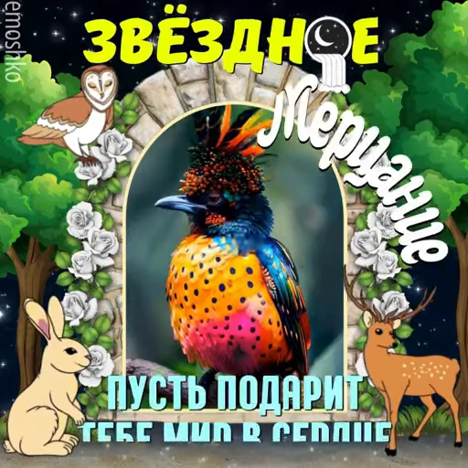 🌌 Стикер «Лето» для Telegram
