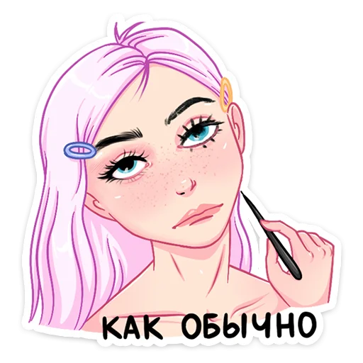 😡 Стикер «Летта» для Telegram
