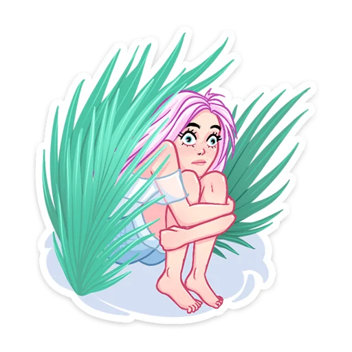 😨 Стикер «Летта» для Telegram